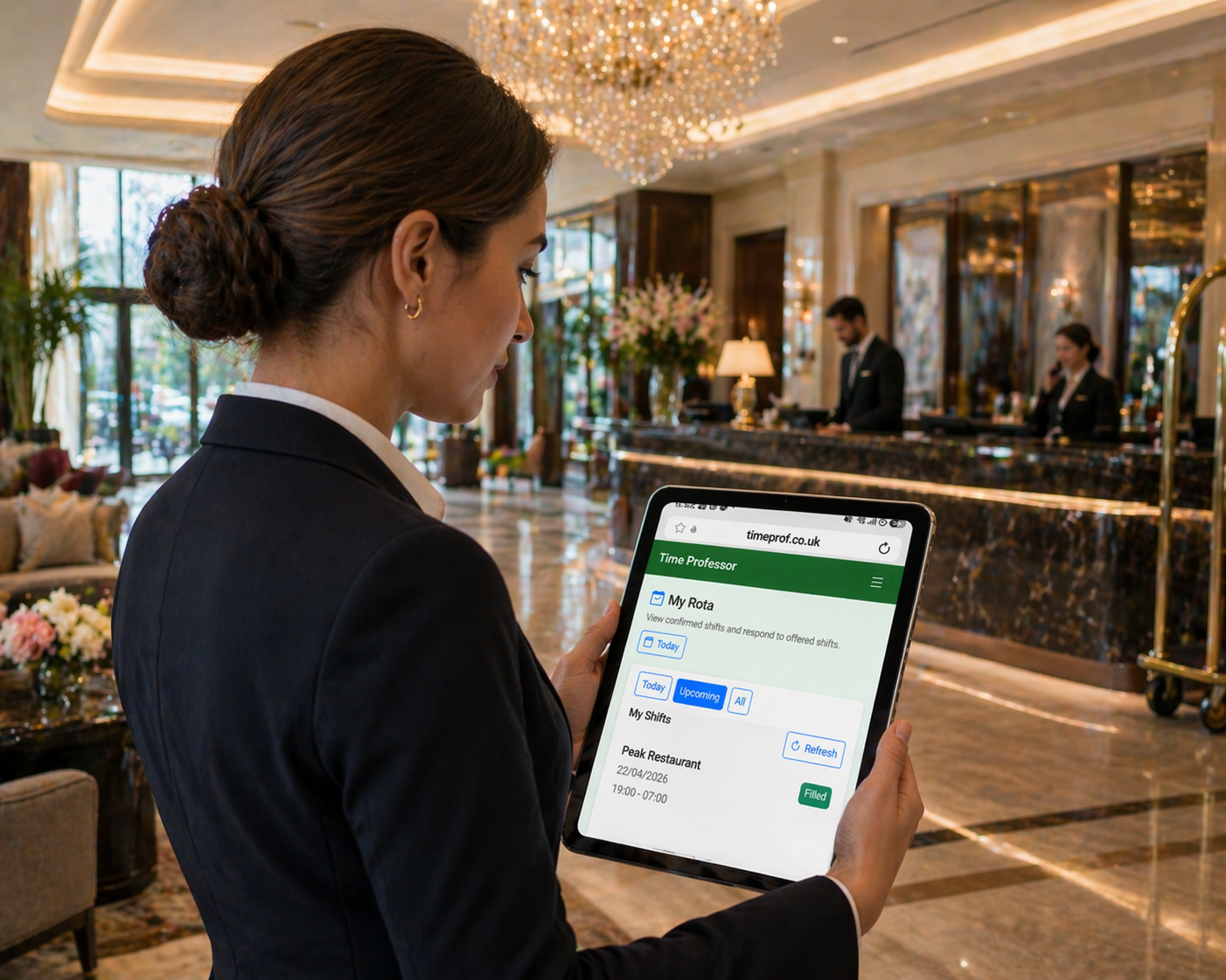 Multi-site rota management